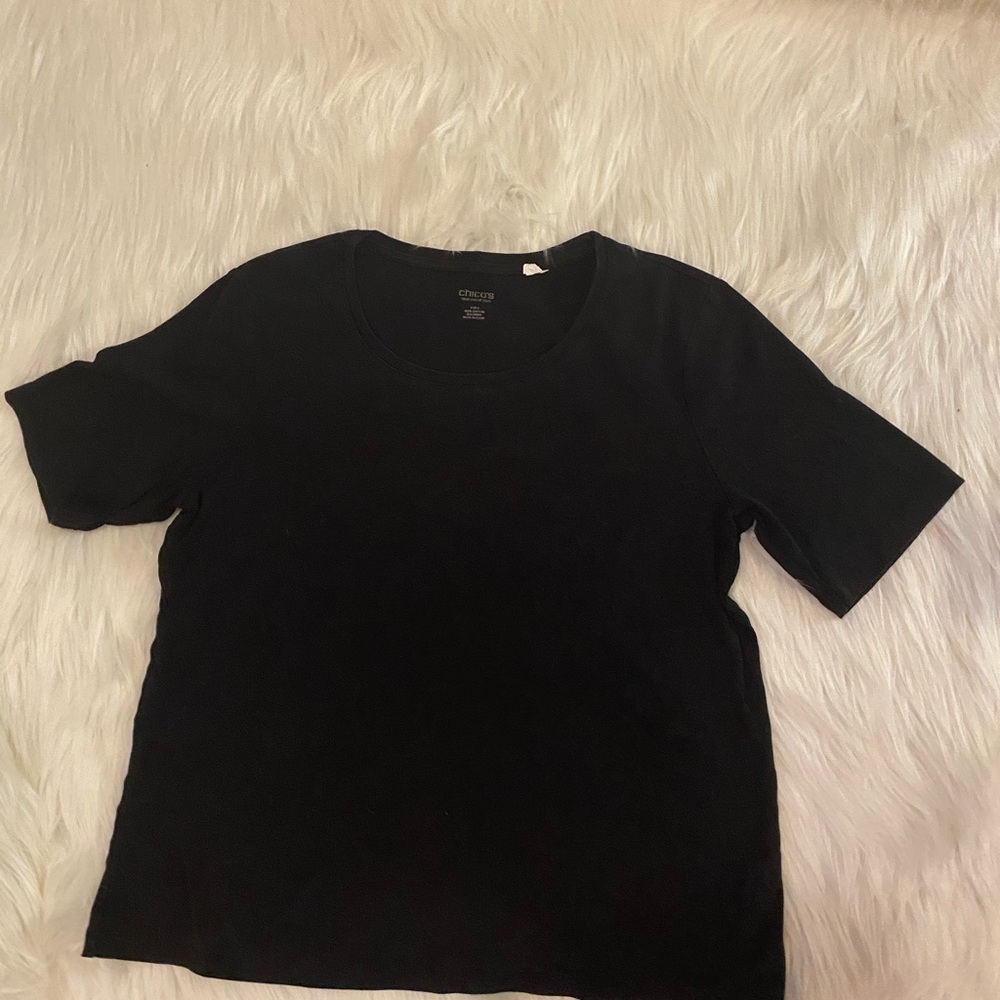 Chico’s Basic Black Tee